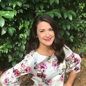 Foral dressy White House black market shirt women size 2 NWT